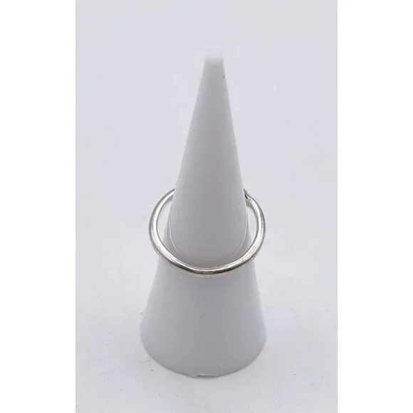 Vintage Coach 925 Sterling Silver Oval Signet Logo Ring • Retired Design Size 6 - Picture 4 of 7